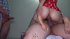 Cornudo por fin deja que su esposa tenga sexo anal con su vecino