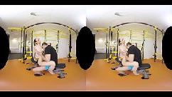 Video anal en vr en el gimnasio de belle claire