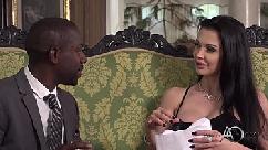 Escena interracial de aletta ocean