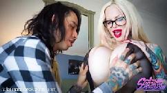 Sabrina sabrok sexy mamada de garganta profunda descuidada