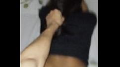 Mi amiga turra me pidió que la rompa fuerte y que la grabé que la pone más puta